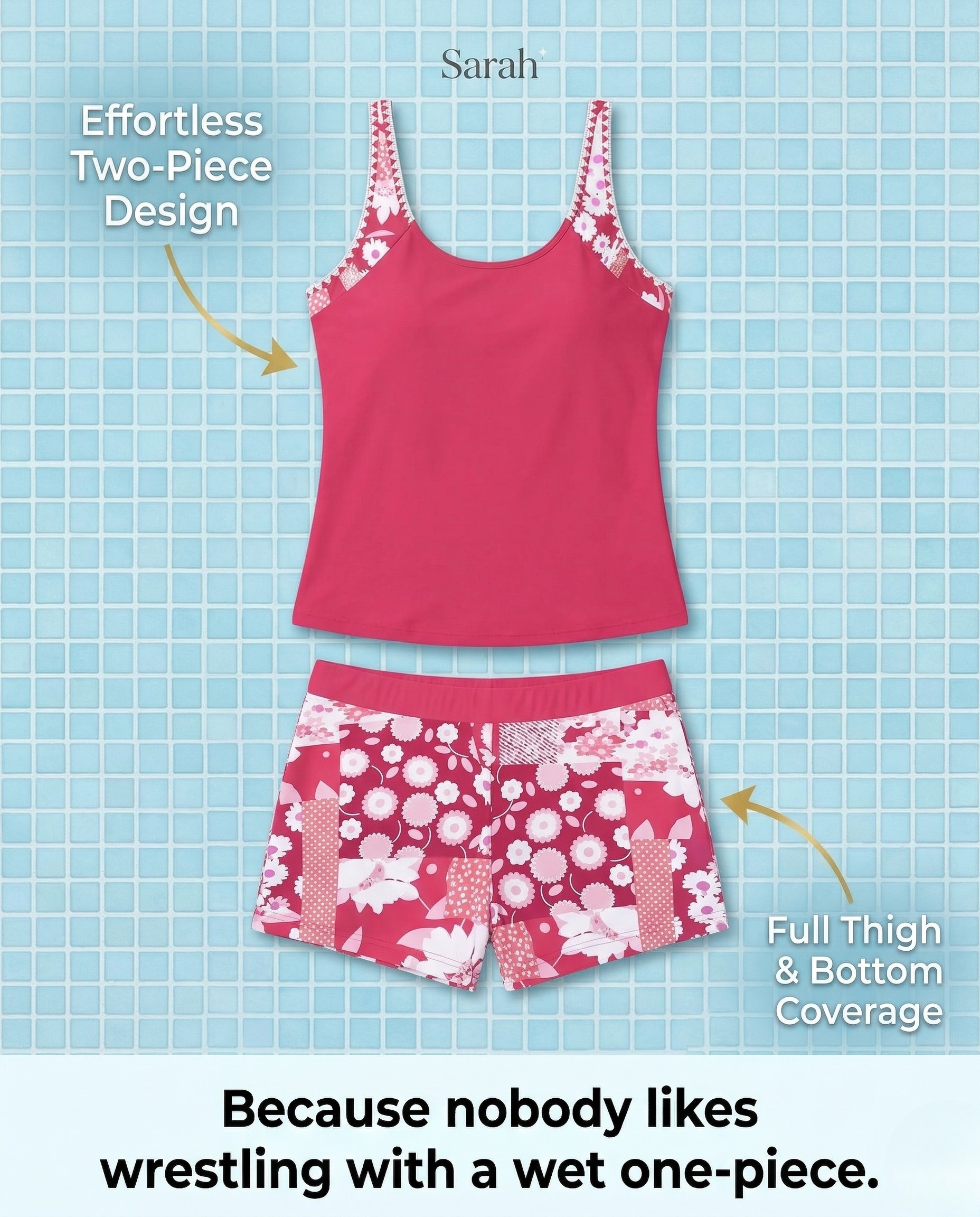 Sarah | Flattering Swimsuit Set