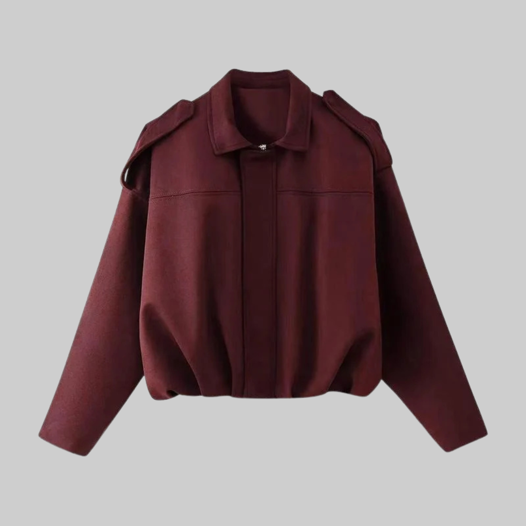 Sienna | Faux Suede Bomber Jacket