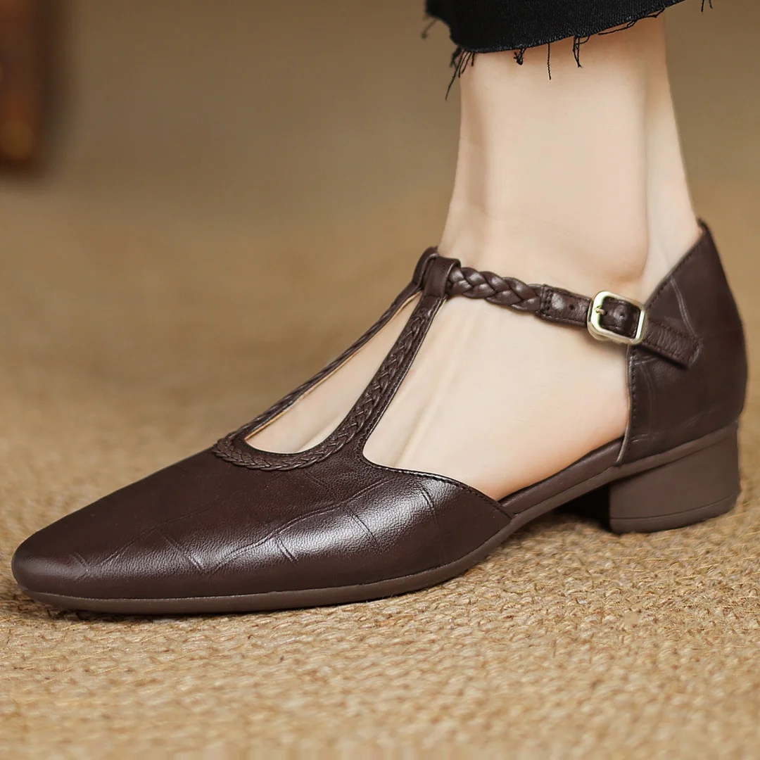 Katharina | Orthopaedic Leather Mary Janes