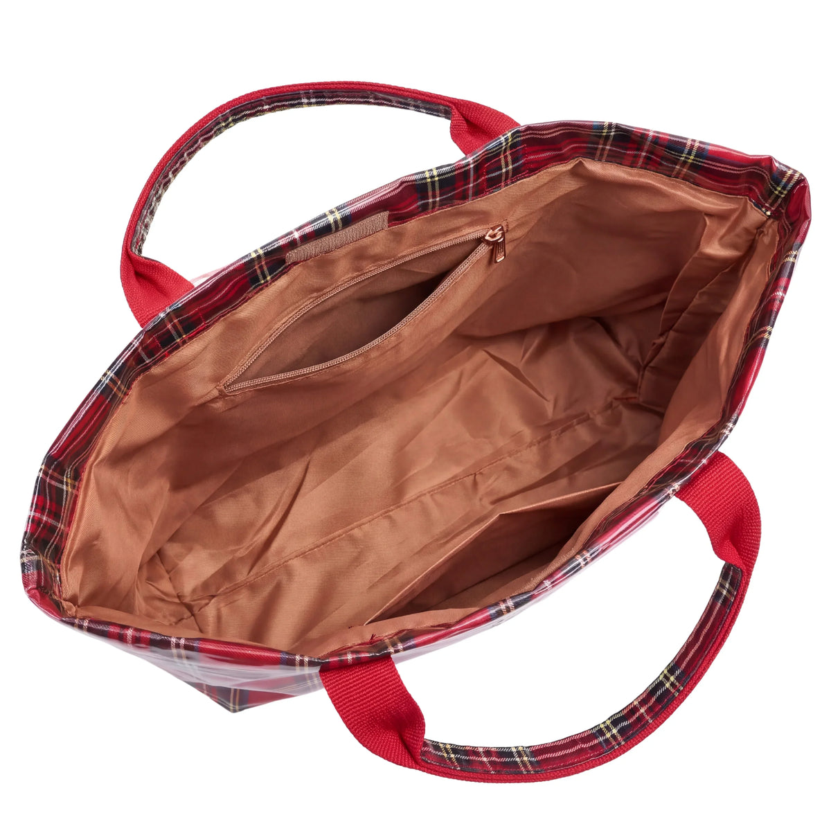 Holly – The Glossy Tartan Tote Bag