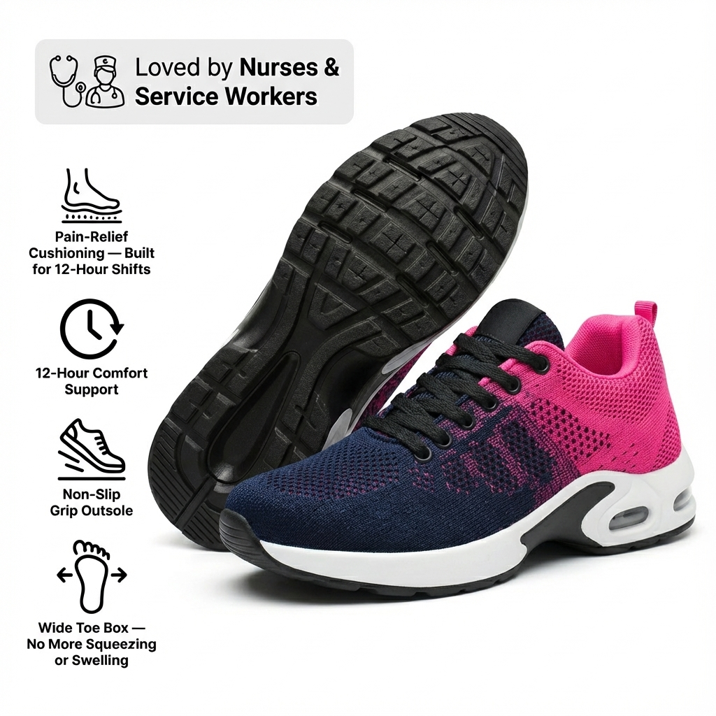 Orthora Pro | Ergonomic Shoes for All-Day Foot, Knee & Back Pain Relief