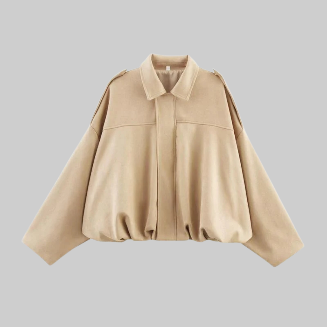 Sienna | Faux Suede Bomber Jacket