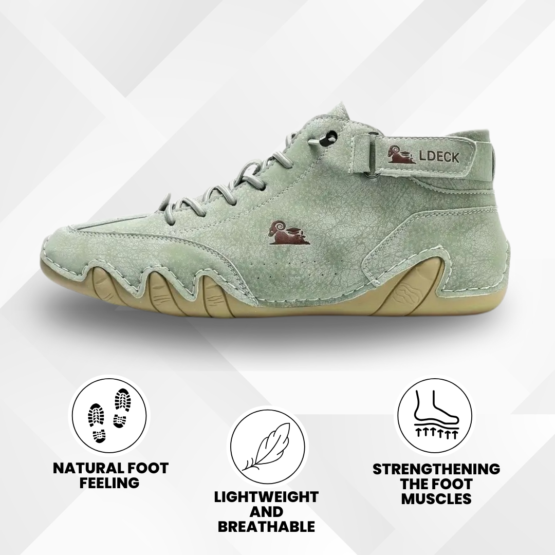 Alpaca | ergonomic, waterproof & pain-relieving leather barefoot shoe