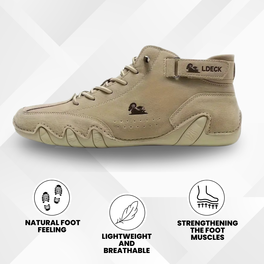 Alpaca | ergonomic, waterproof & pain-relieving leather barefoot shoe