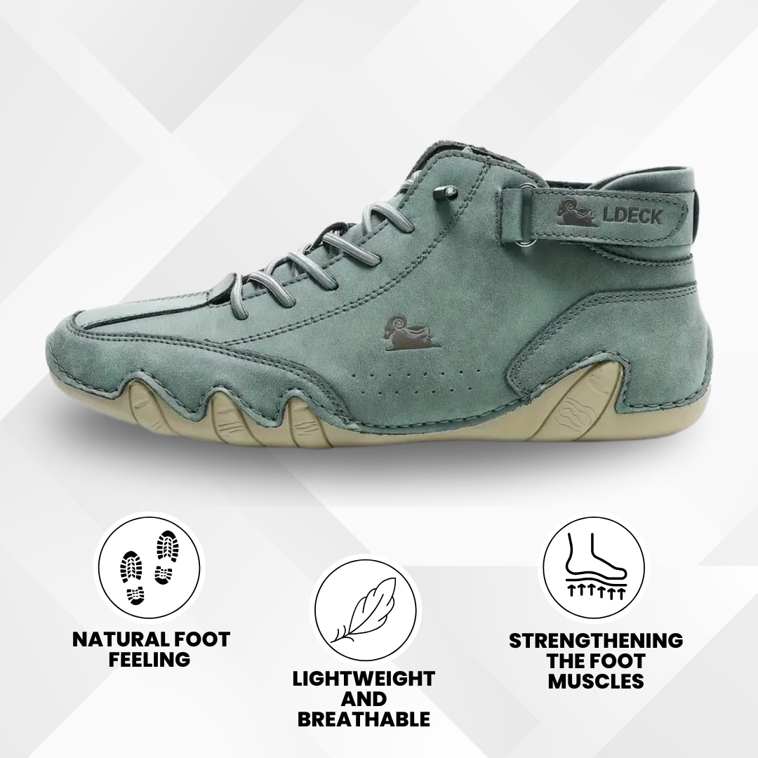 Alpaca | ergonomic, waterproof & pain-relieving leather barefoot shoe