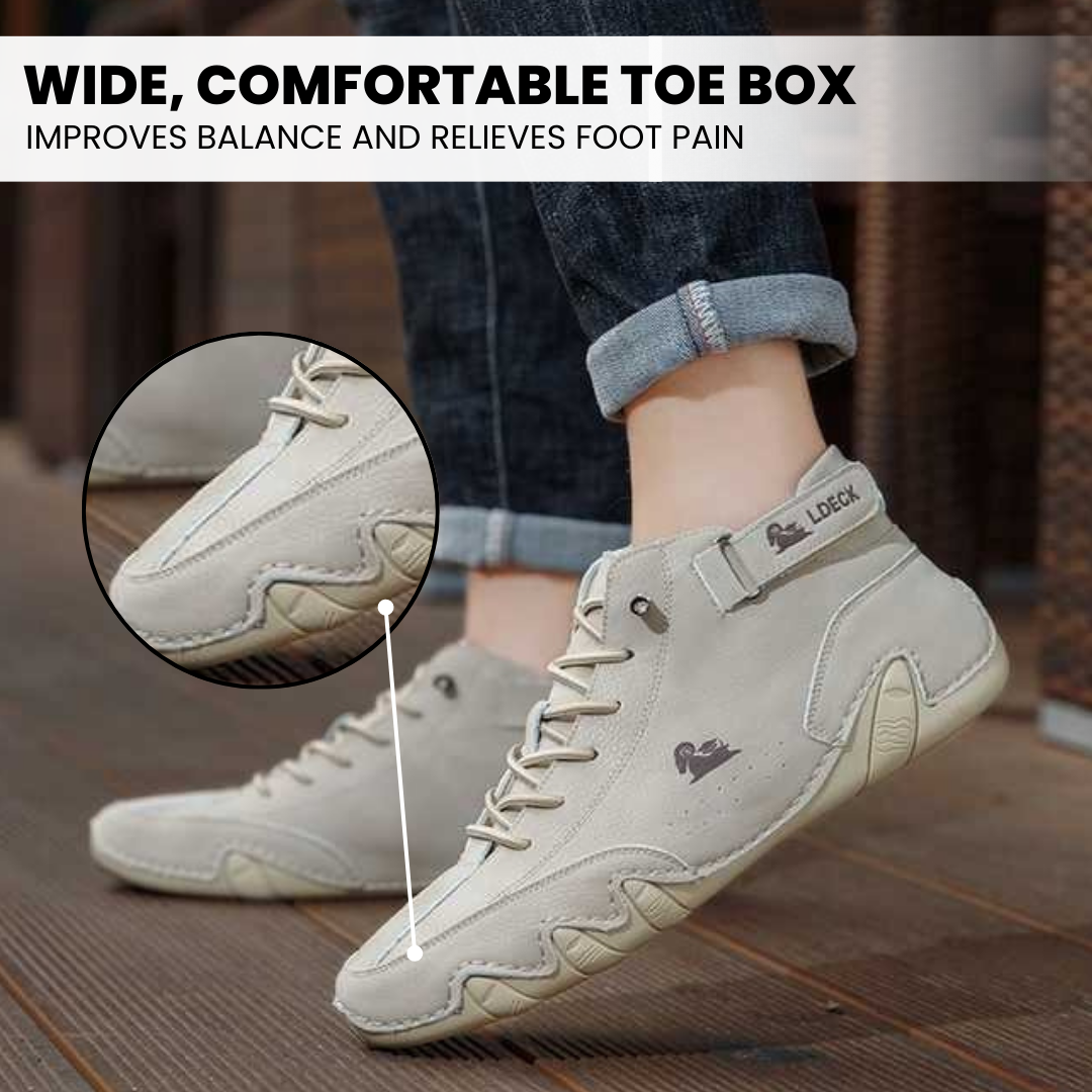 Alpaca | ergonomic, waterproof & pain-relieving leather barefoot shoe
