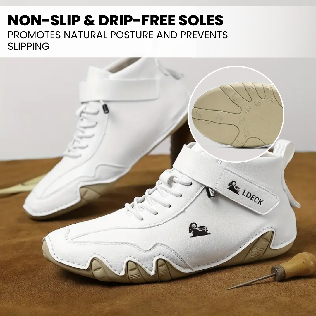 Alpaca | ergonomic, waterproof & pain-relieving leather barefoot shoe