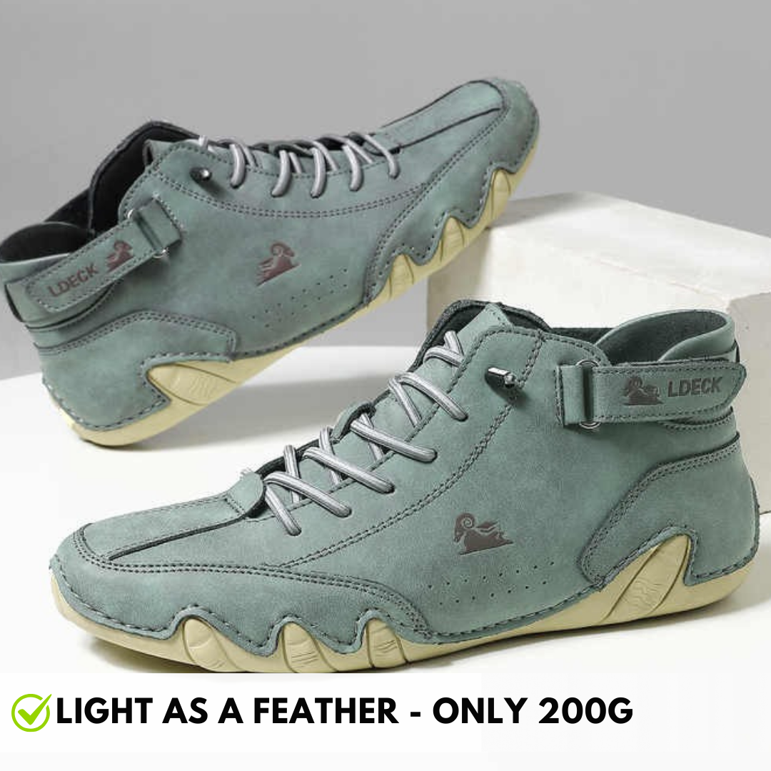 Alpaca | ergonomic, waterproof & pain-relieving leather barefoot shoe