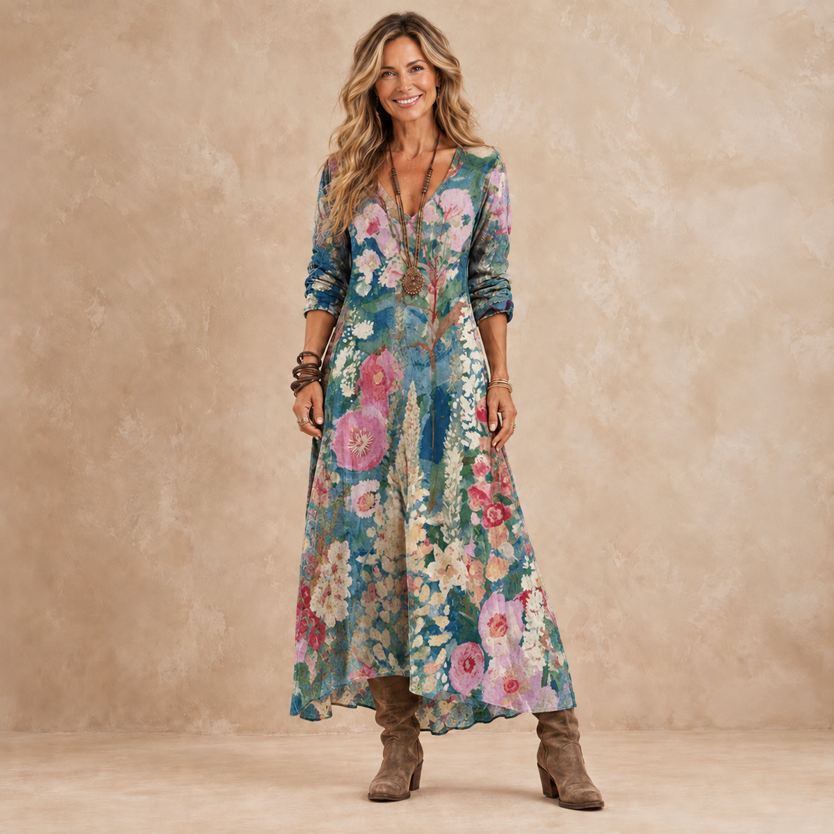 JESSAMINE | FLORAL PRINT MAXI DRESS