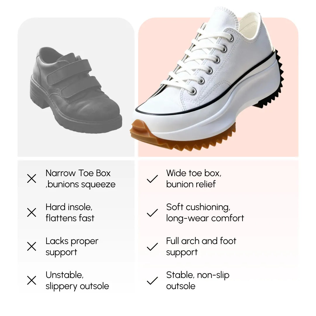 Diana | Stylish Orthopaedic Platform Sneakers