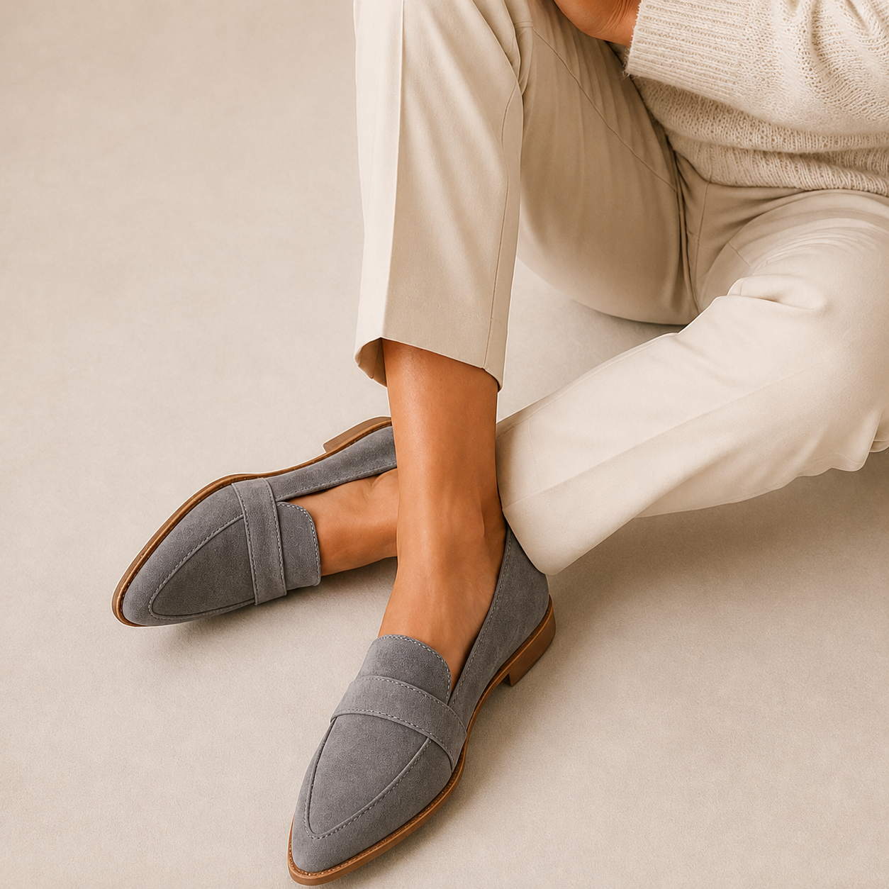 Harper | Classic Pointed Comfort Loafers