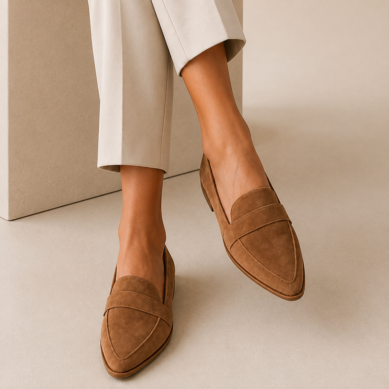 Harper | Classic Pointed Comfort Loafers