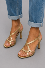 Cassie | Golden Summer Charm Heels