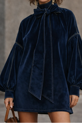 Octavia™ | Elegant Velvet Mini Dress