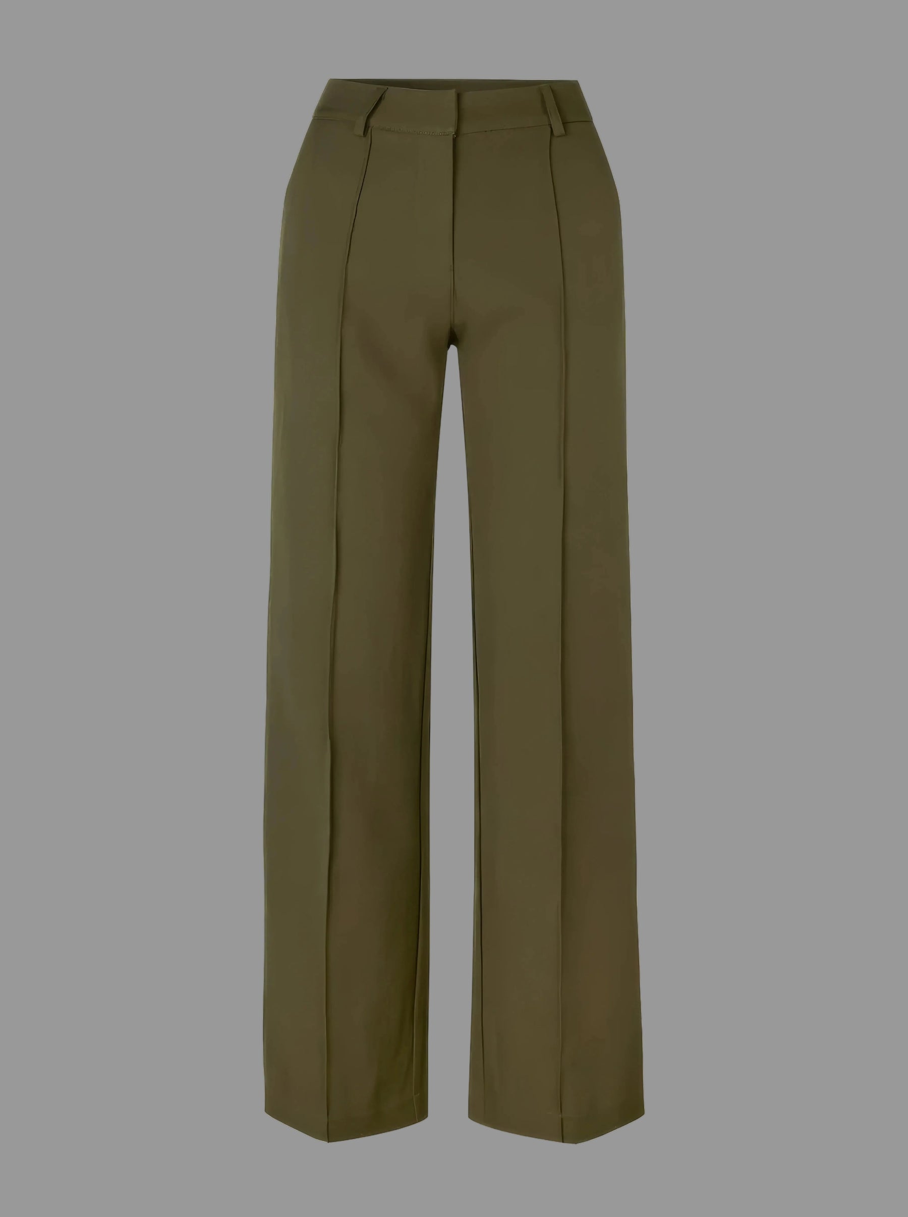 Classic High Waist Wide Leg Trousers with Tailored Fit