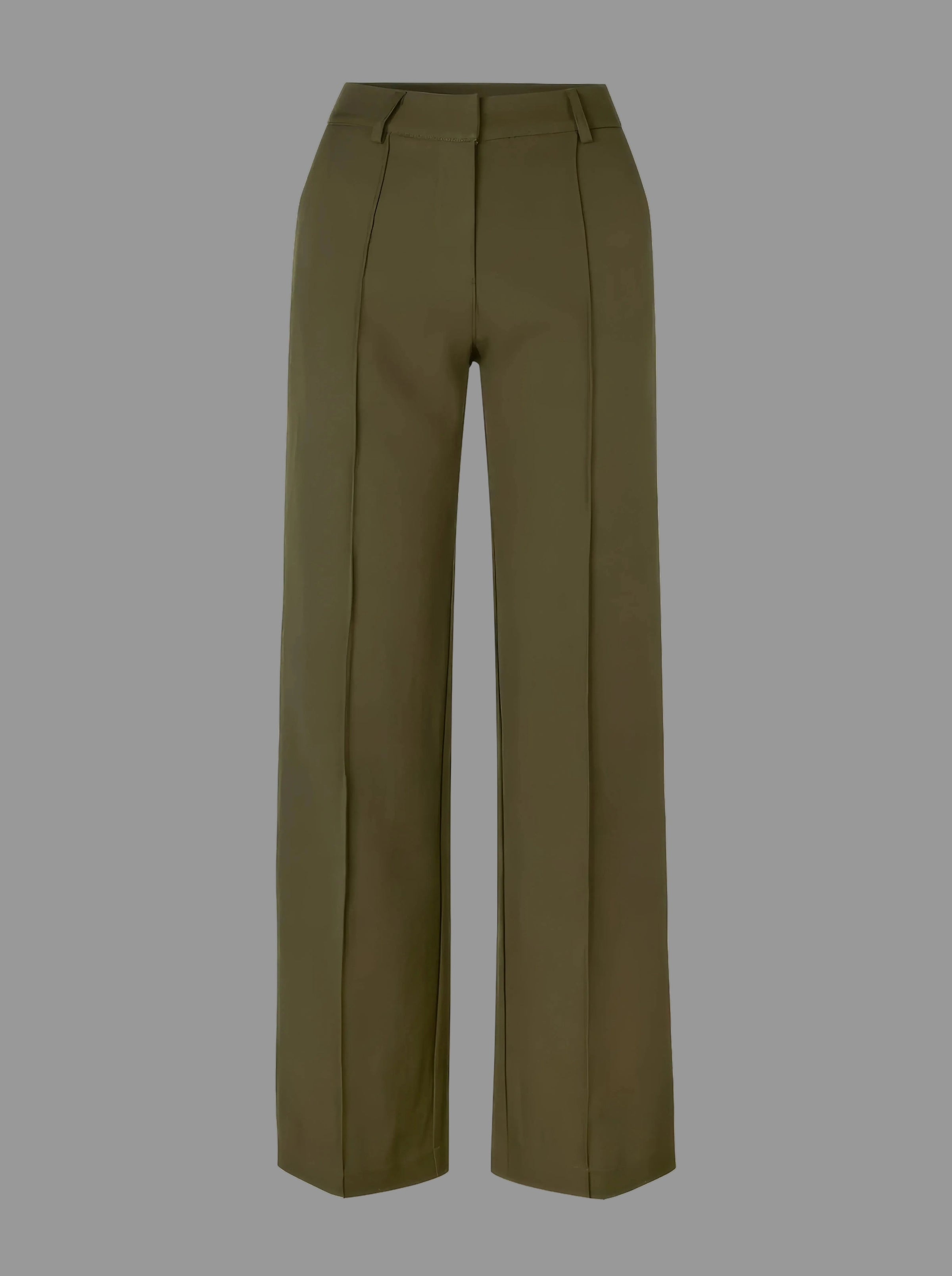Classic High Waist Wide Leg Trousers with Tailored Fit
