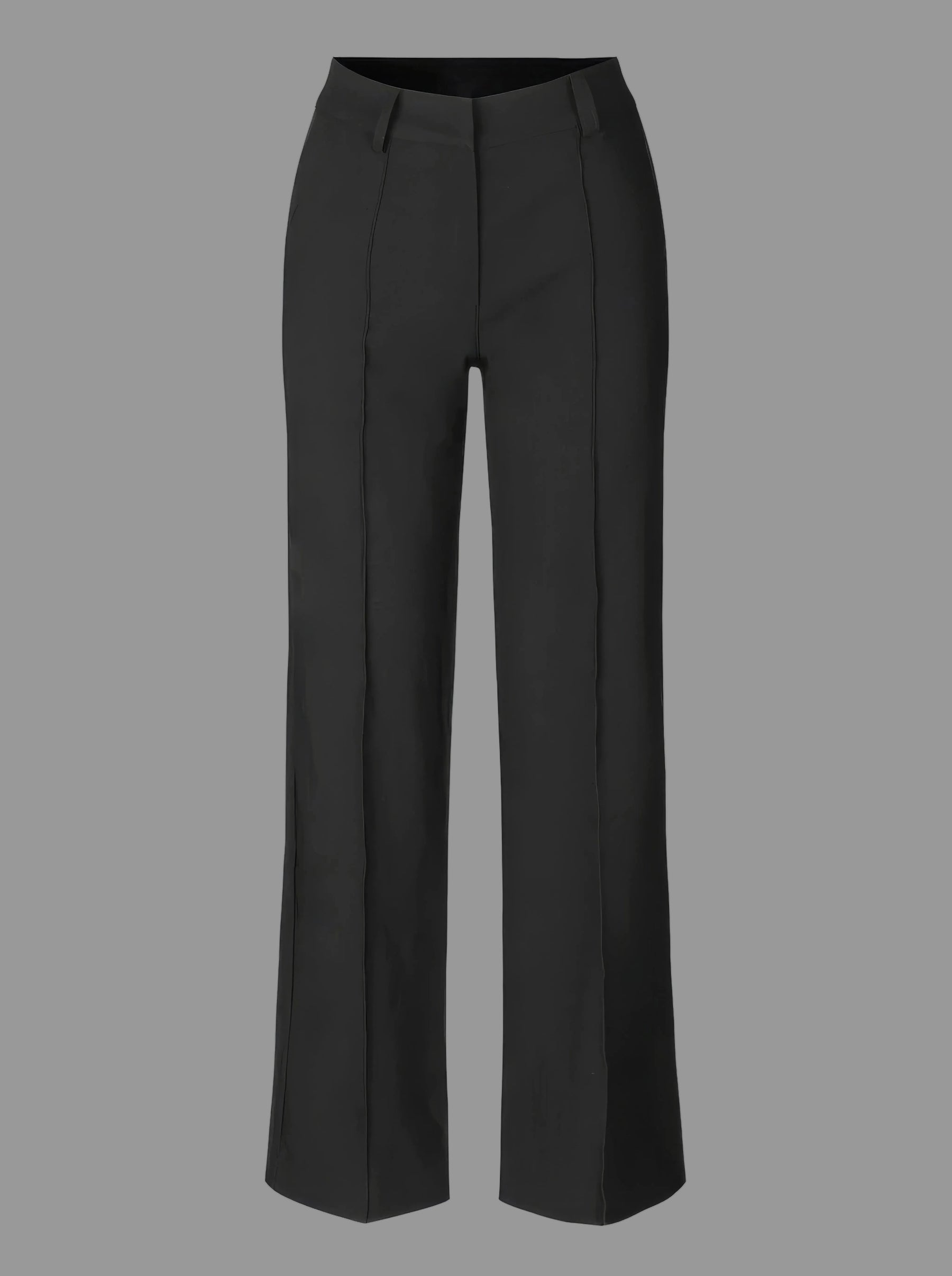 Classic High Waist Wide Leg Trousers with Tailored Fit