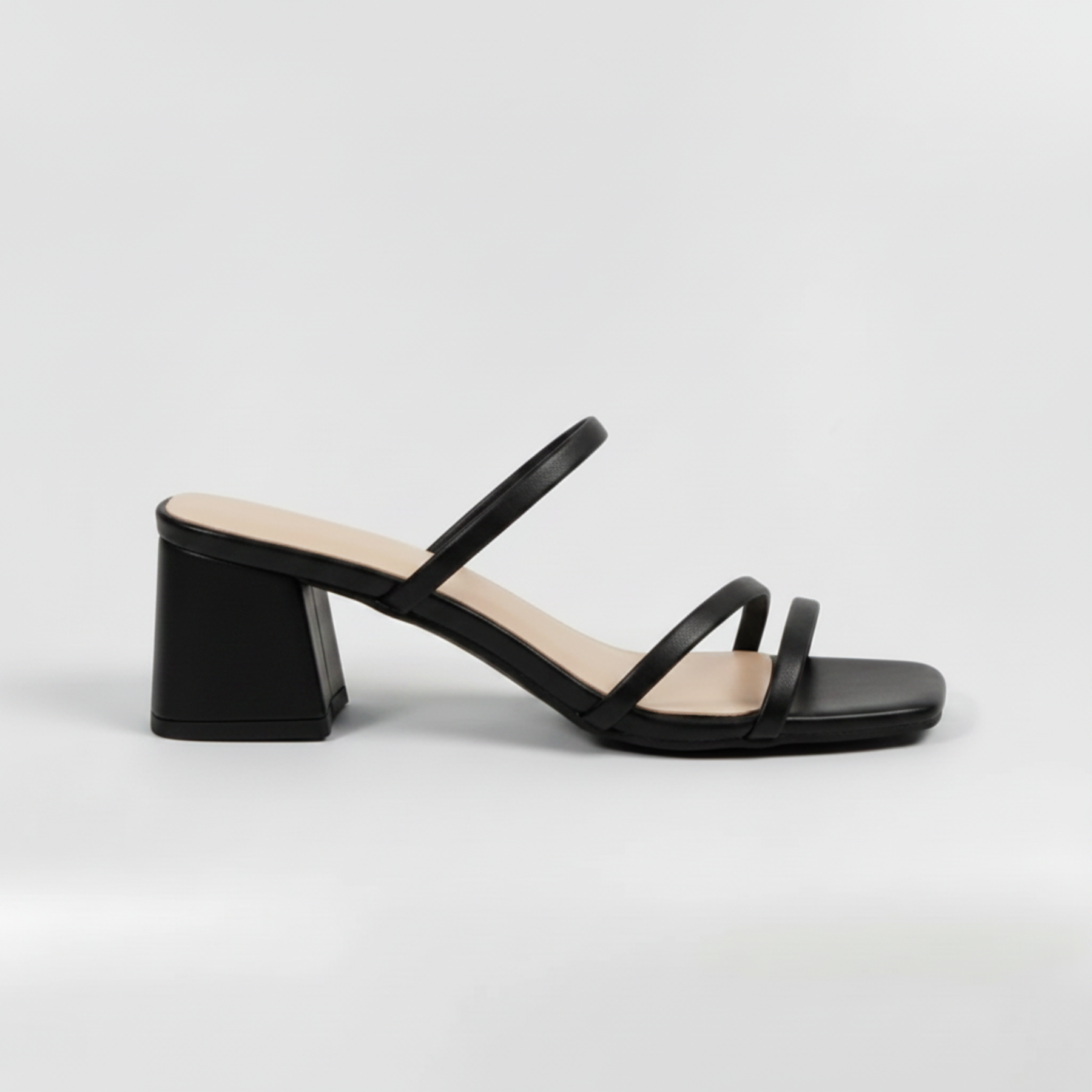 Elegant Strappy Block Heel Sandals with Square Toe