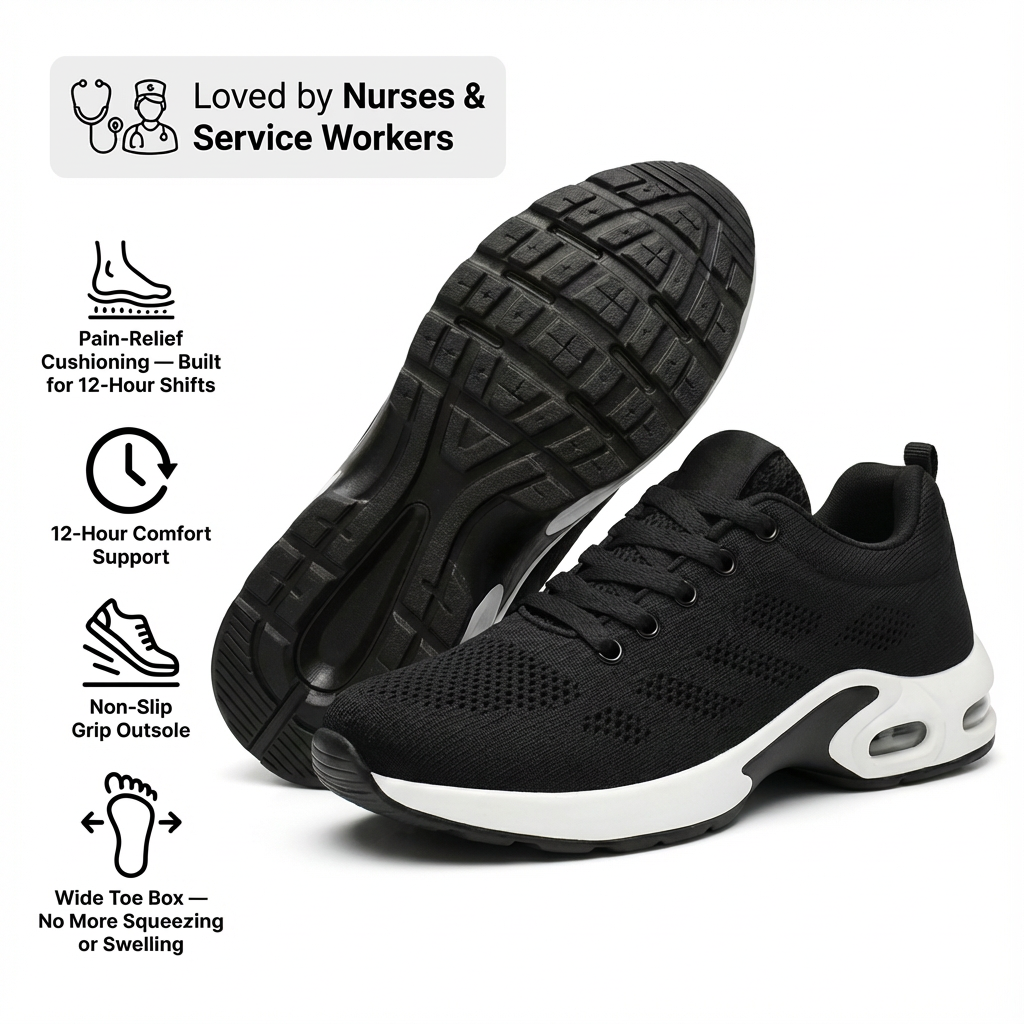 Orthora Pro | Ergonomic Shoes for All-Day Foot, Knee & Back Pain Relief