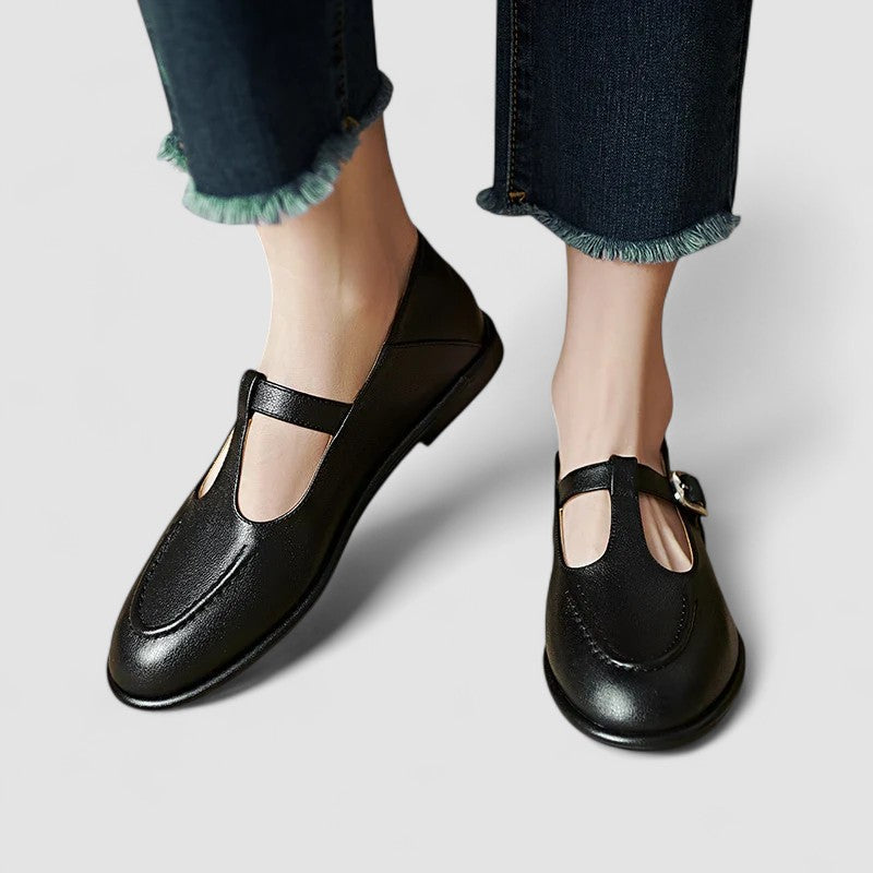 Camila | Orthopaedic Mary Jane Shoes With Low Heel