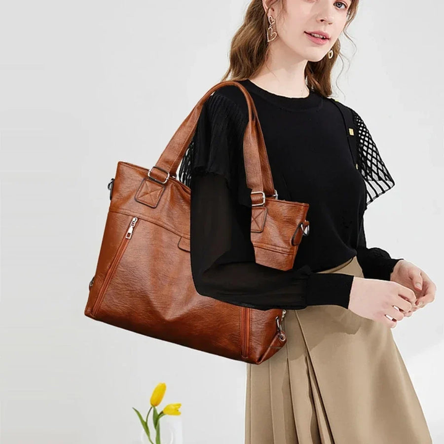 RETRO SHOULDER TOTE BAG