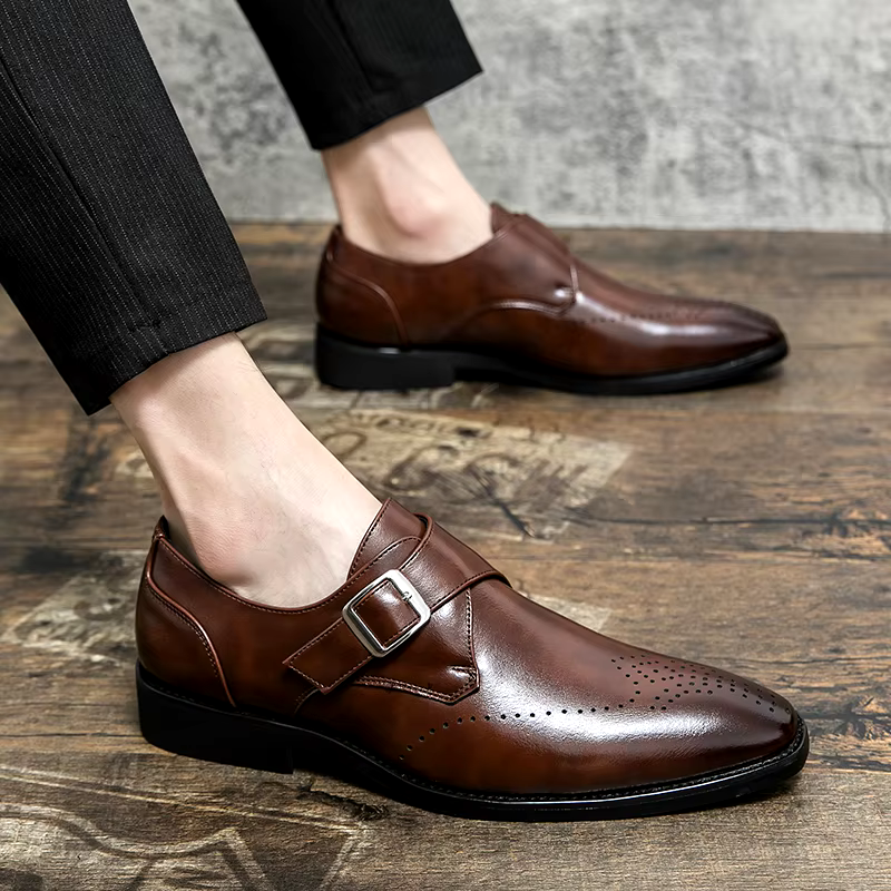 Ashford | Elegant Dress Shoes with a Strap