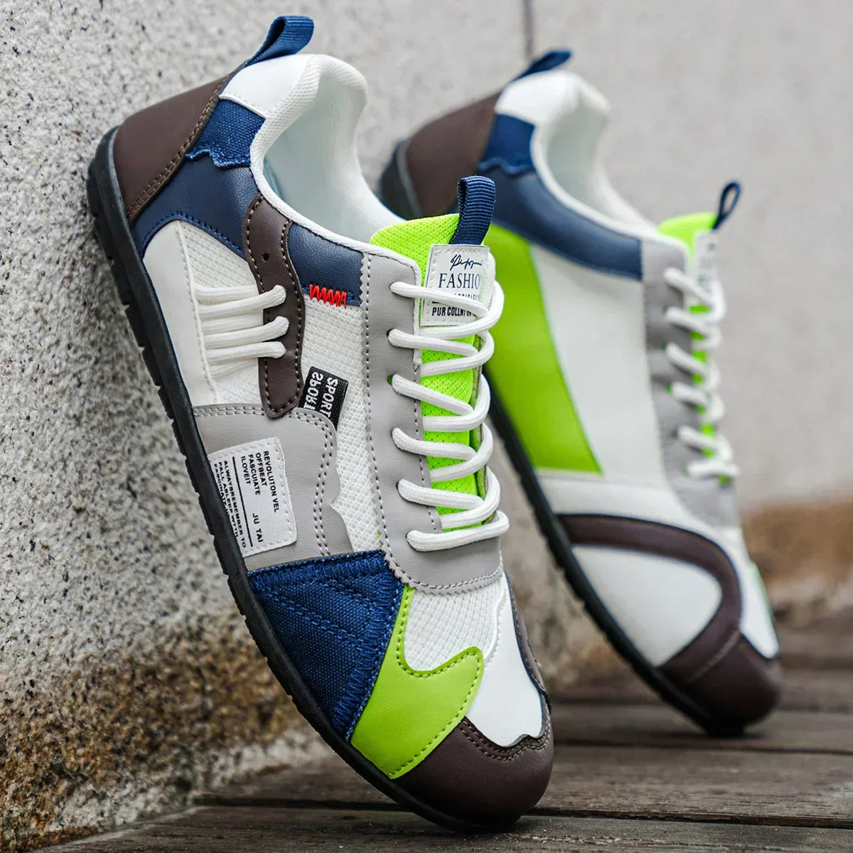 Vincent | Patchwork Street Sneakers