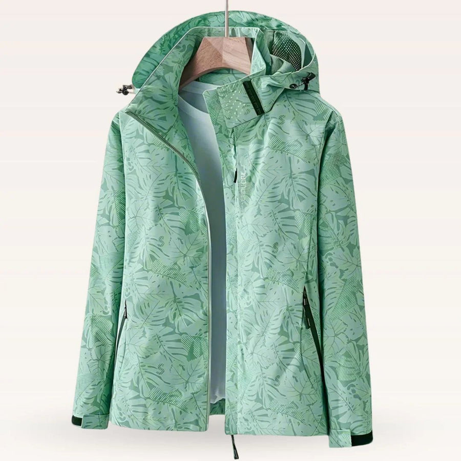 Lightweight Hooded Windbreaker Jacket with Zip Pockets