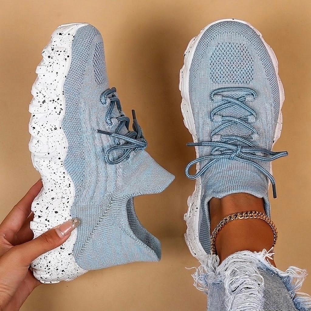 Nisa | Orthopaedic Stretch-Knit Sneakers For Hard & Long Working Days