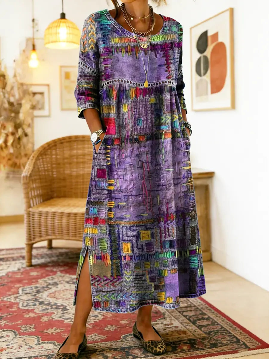 Sabine™ — BOHEMIAN PRINT MAXI DRESS