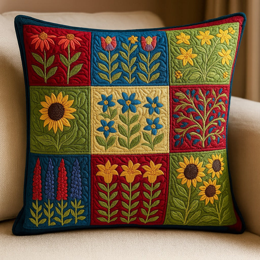 GARDENPATCH | COLOURFUL FLORAL PRINTED CUSHION COVER