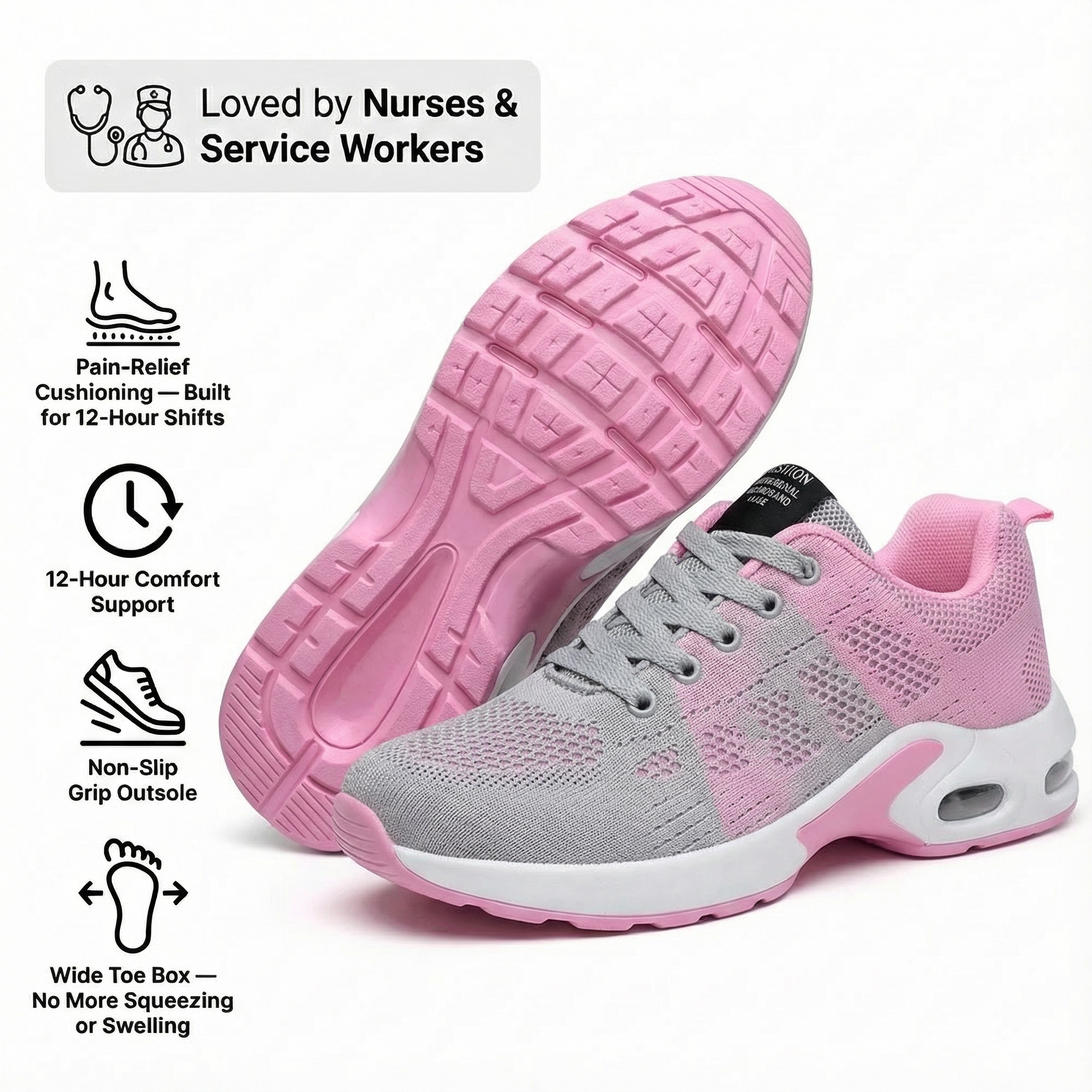 Orthora Pro | Ergonomic Shoes for All-Day Foot, Knee & Back Pain Relief