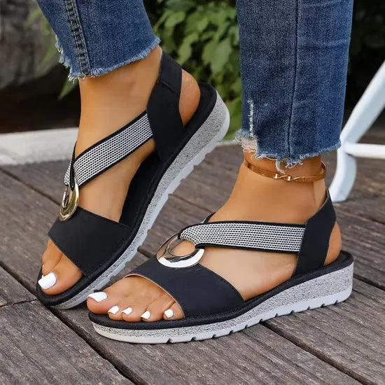 Elise | Elegant Adjustable Support Sandals