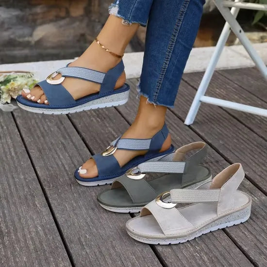 Elise | Elegant Adjustable Support Sandals