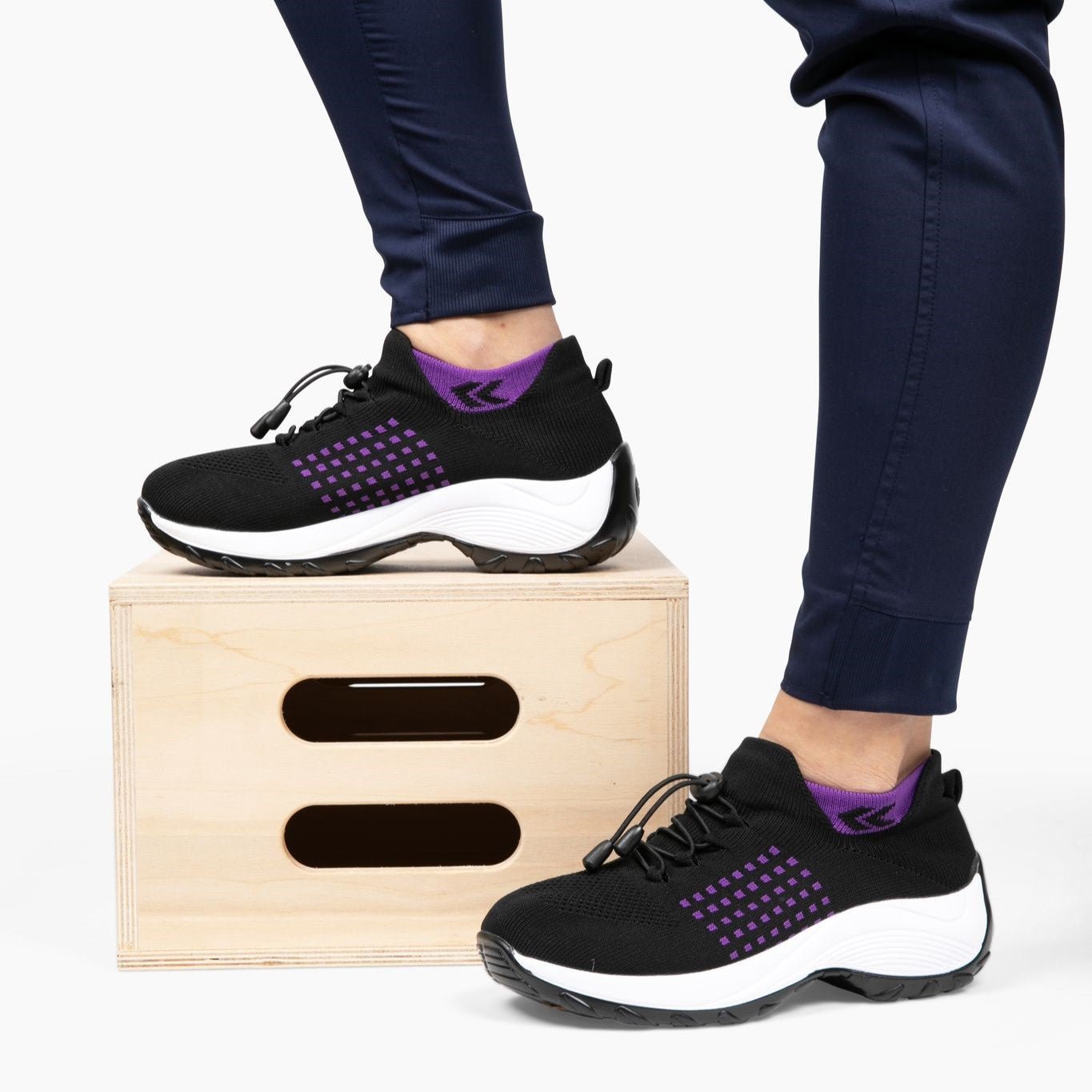 Ellie | Orthopaedic & non-slip Stretch-Knit Sneakers
