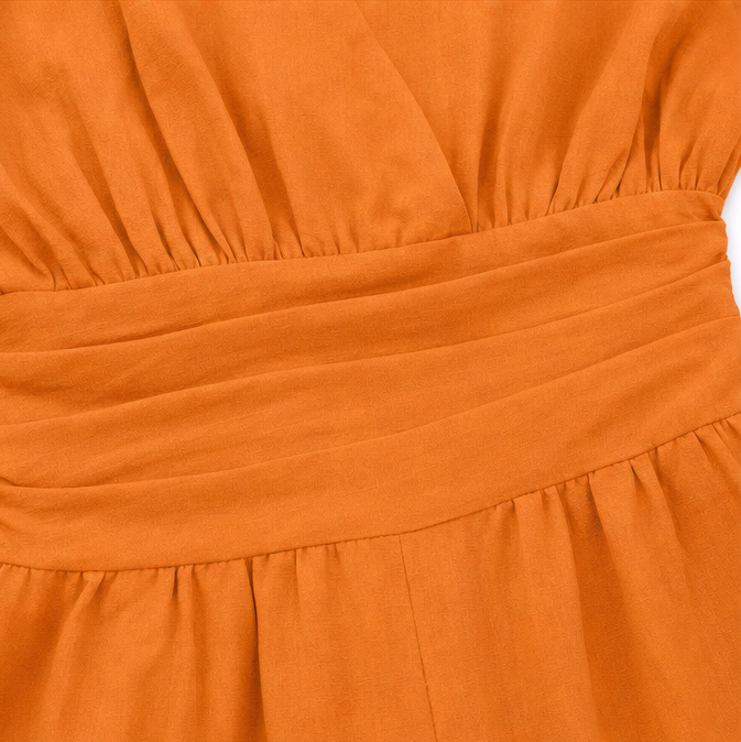 Sofia | Wide Leg V Neck Jumpsuit