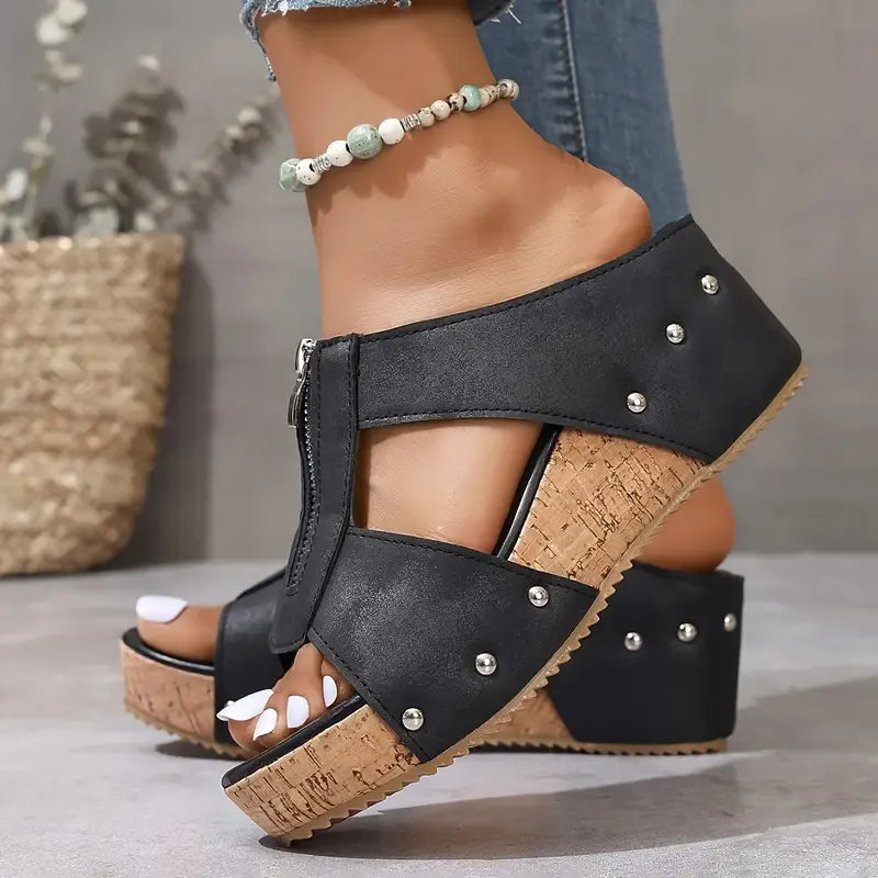 Gigi | Stylish Wedge Sandals