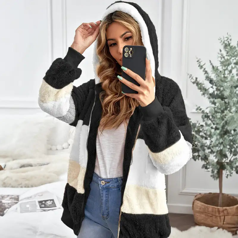 WINTER COCOON | Cosy Teddy Jacket