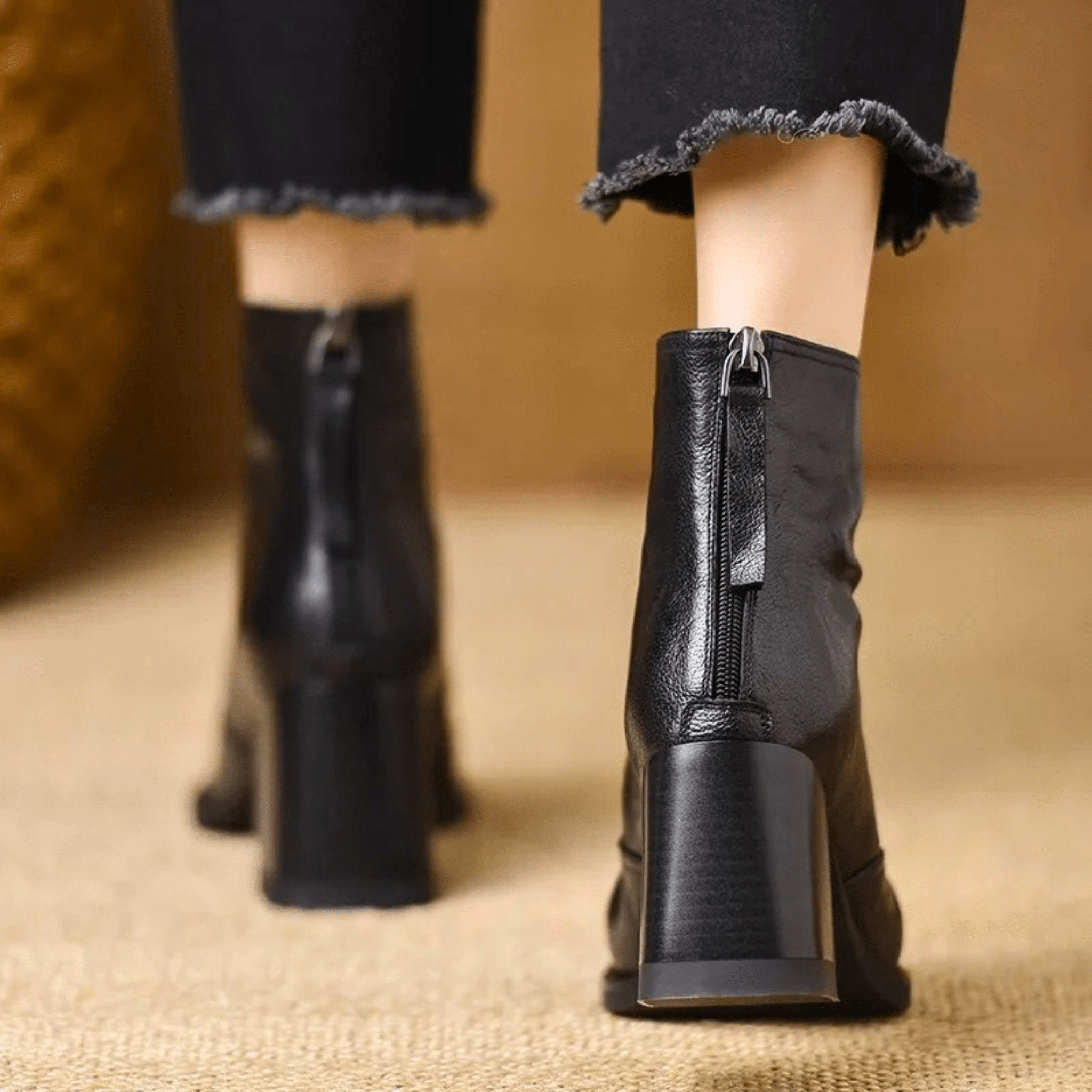 Claudia | Luxury Ankle Boots with Medium Heel